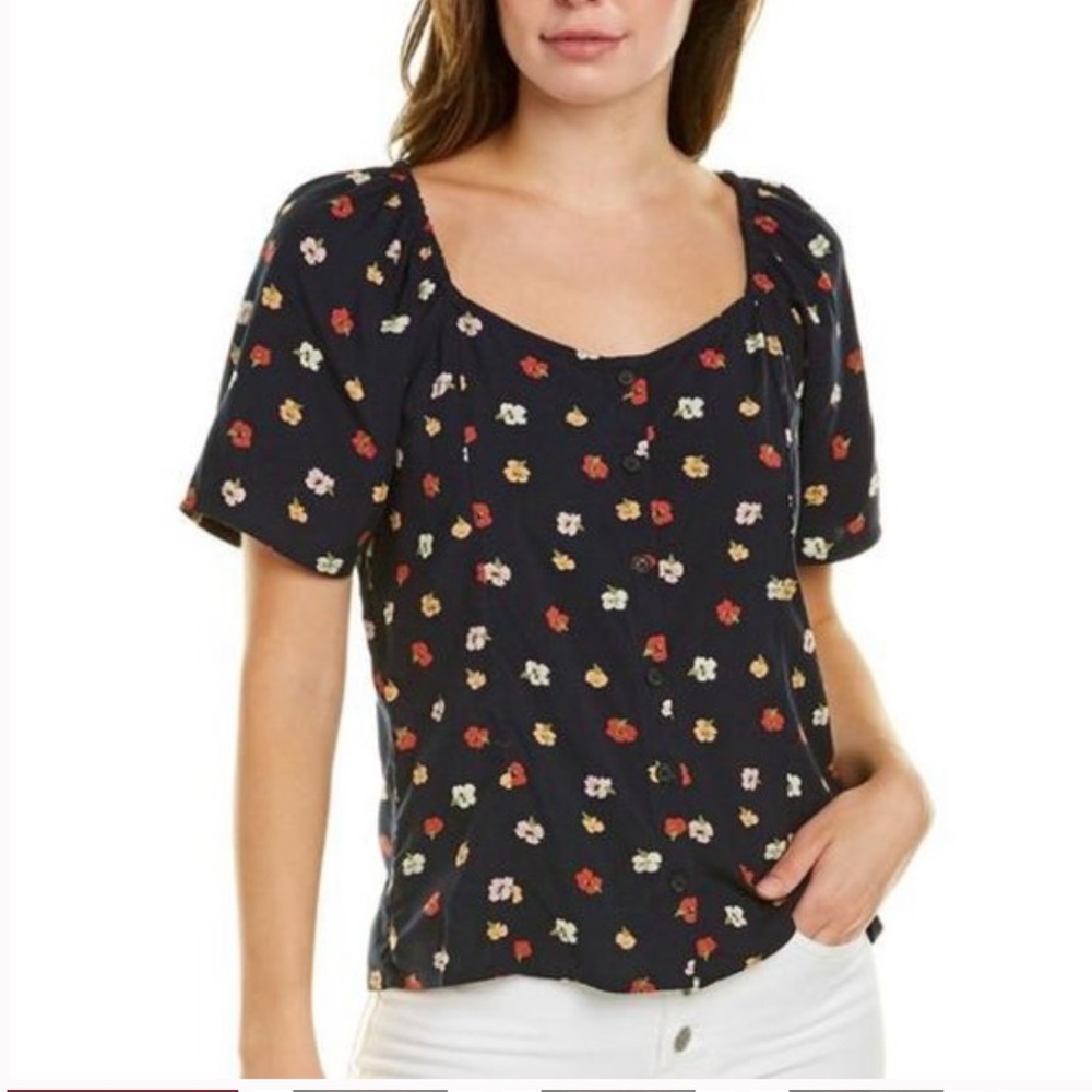 Madewell scoop neck ember blouse